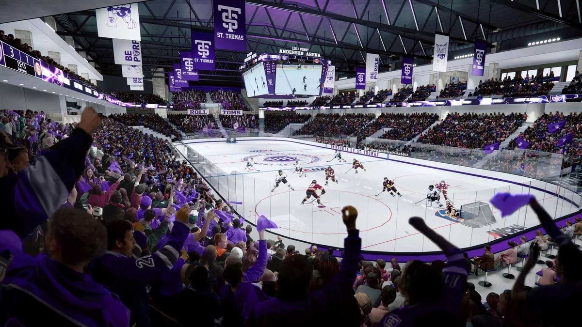 The Lee and Penny Anderson Arena will be the new home for Tommie Men’s and Women’s Ice Hockey programs, as well as the Tommie Men’s and Women’s Basketball programs. Friday night, the arena will host its first-ever event.