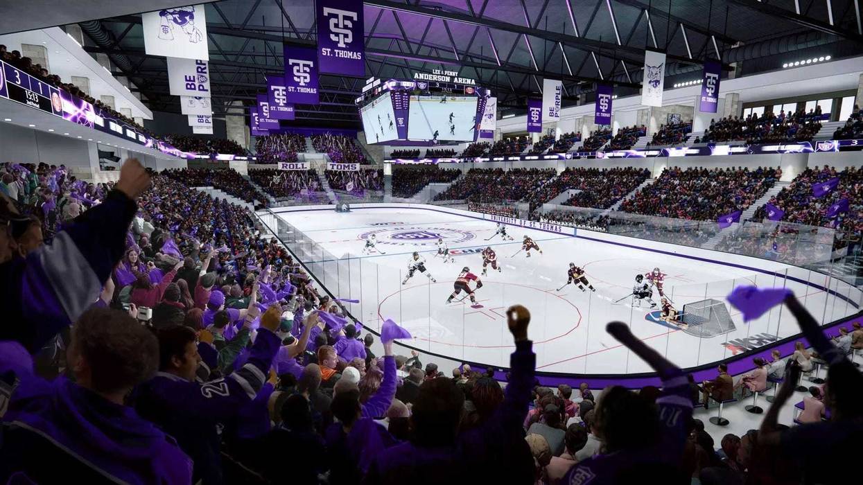 The Lee and Penny Anderson Arena will be the new home for Tommie Men’s and Women’s Ice Hockey programs, as well as the Tommie Men’s and Women’s Basketball programs. Friday night, the arena will host its first-ever event.