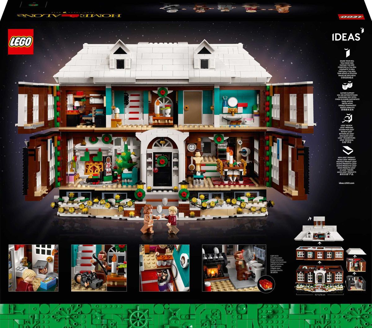The LEGO Group reveals fan-designed set based on the house from the all-time festive classic movie.