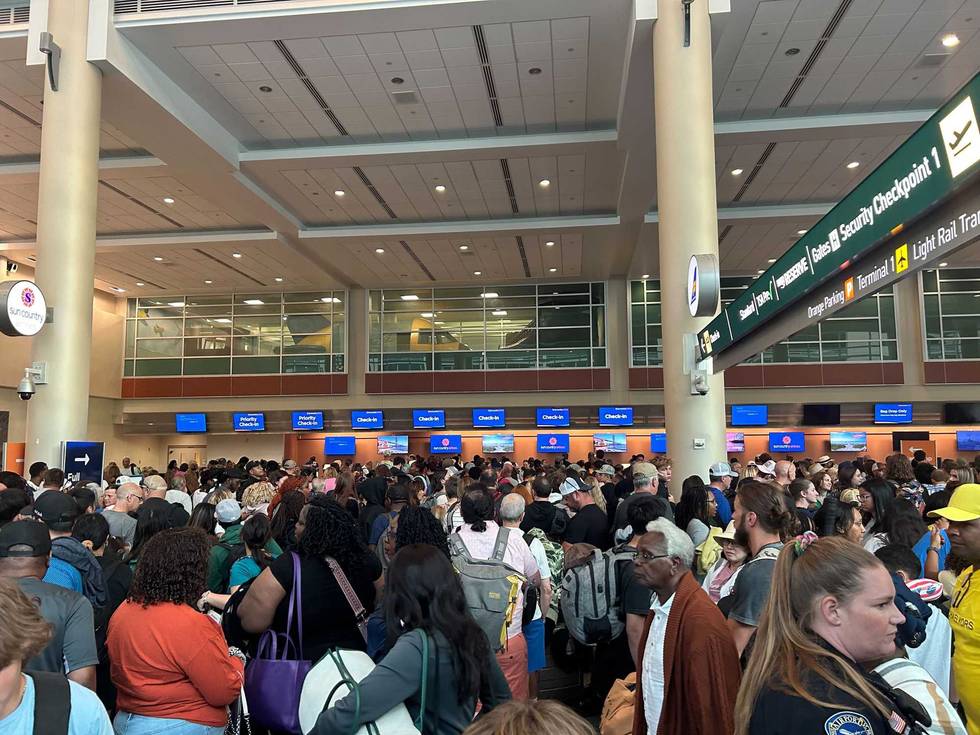 The lines aren't what they were on Friday, but MSP Airport is still full of passengers trying to reach their destinations.