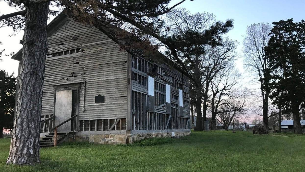 The Little Stranger Church in Leavenworth County, Kansas