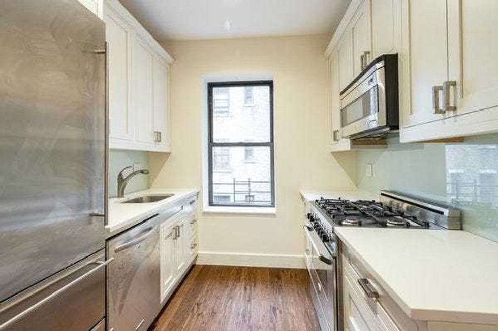 The living room at at 622 West 114th Street, the apartment where Barack Obama lived while attending Columbia University.