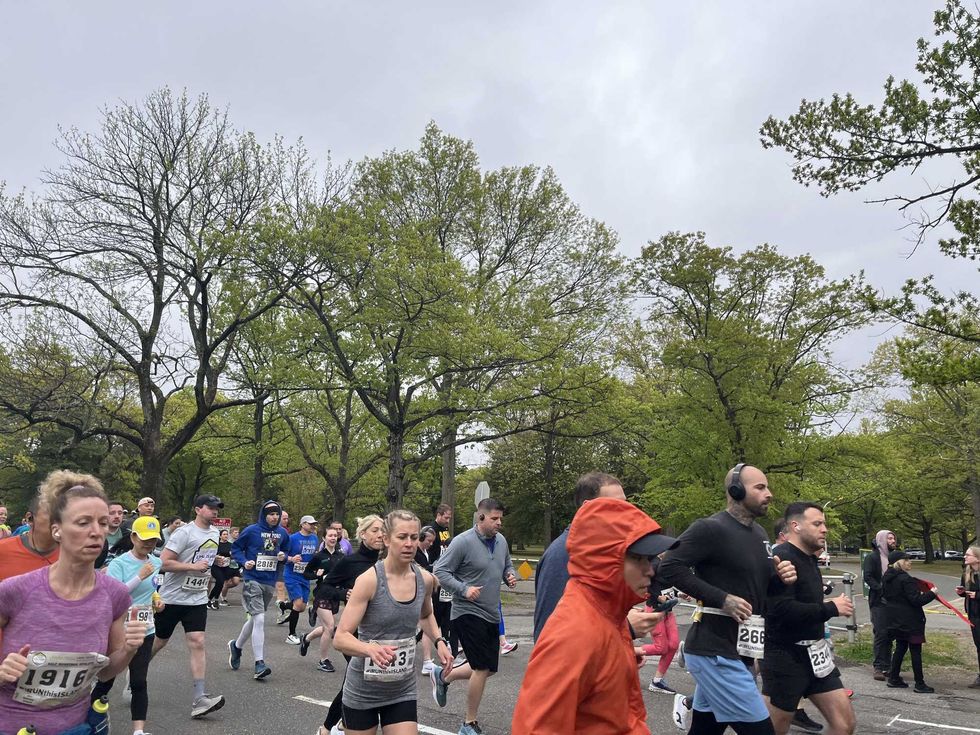 The Long Island Marathon on May 5, 2024 in Eisenhower Park in East Meadow, N.Y.