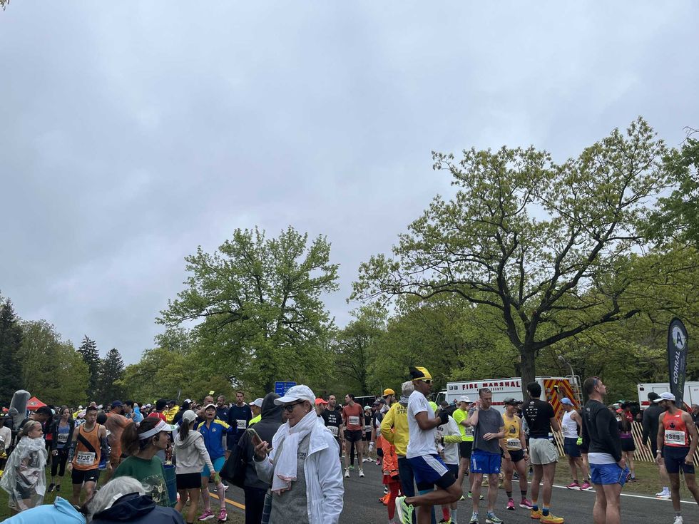 The Long Island Marathon on May 5, 2024 in Eisenhower Park in East Meadow, N.Y.
