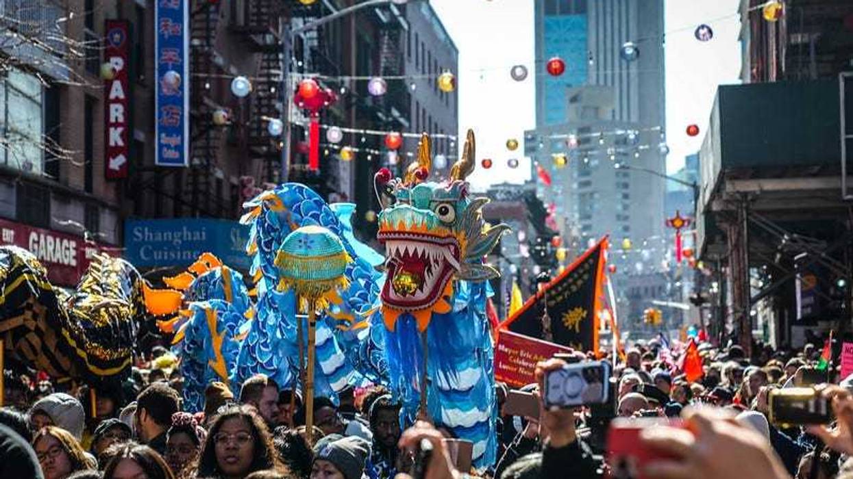 The Lunar New Year parade celebrating the Year of the Dragon on Feb. 25, 2024.