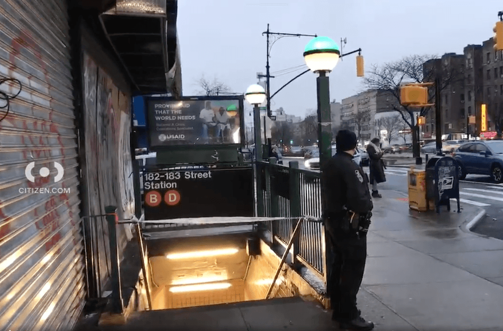 The man was killed near the 182nd–183rd Streets station in Fordham Heights