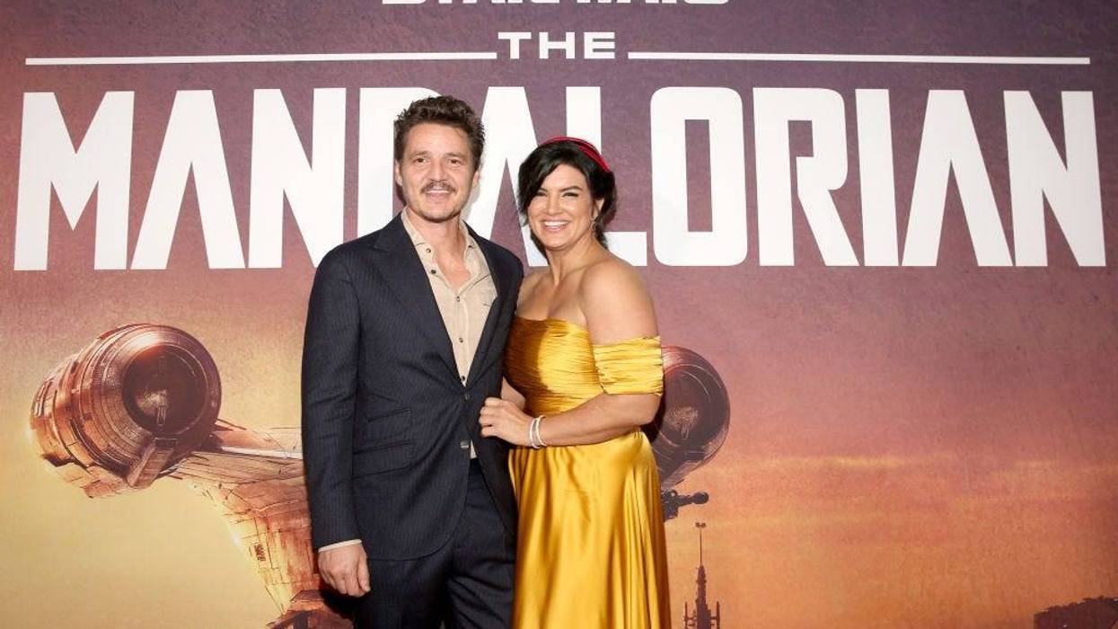 'The Mandalorian' stars Pedro Pascal (left) and Gina Carano (right)