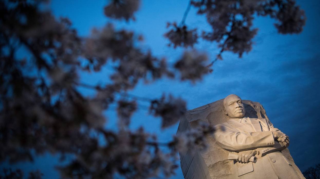 The Martin Luther King, Jr. Memorial on the National Mall. MLK