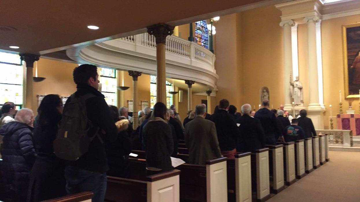 The massacre in the Christchurch, New Zealand, was in the hearts and minds of parishioners attending Sunday mass in Society Hill.