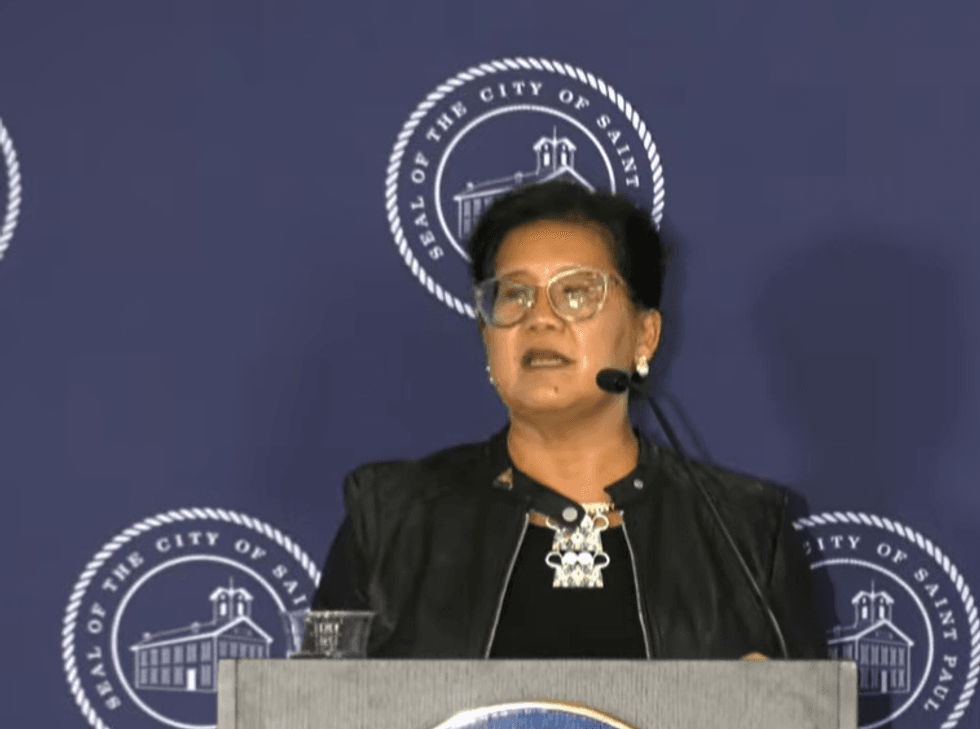 St. Paul Mayor Kaohly Her delivered her 2027 budget proposal amid some public scrutiny