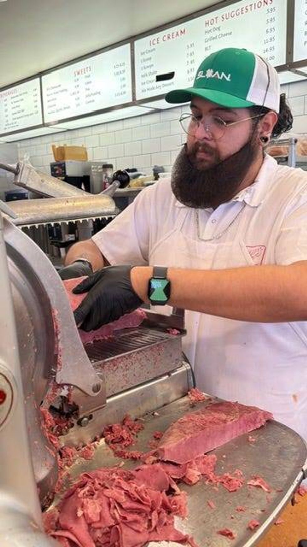 The meat slicers on overdrive for St. Patrick