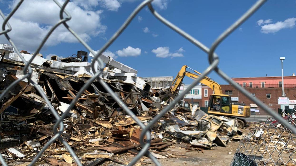 The Melrose Diner in South Philadelphia is being demolished to make way for a mixed-use apartment building with a diner on the first floor.