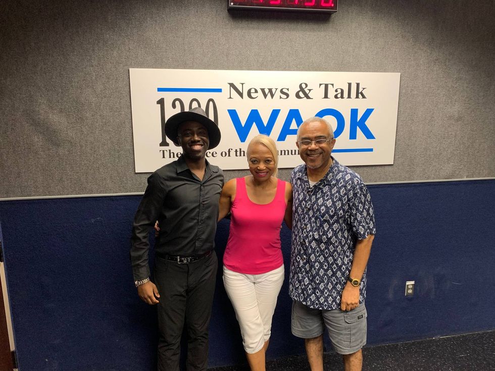 The Mental Space host Sean Garvey with Carol Blackmon and Mike Roberts.