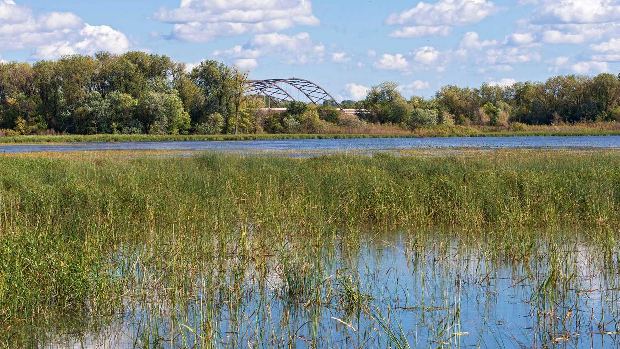 The Minnesota River in Bloomington, Minnesota