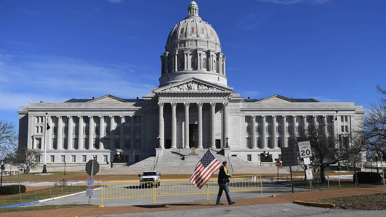 The Missouri Capitol building in Jefferson City, Mo.