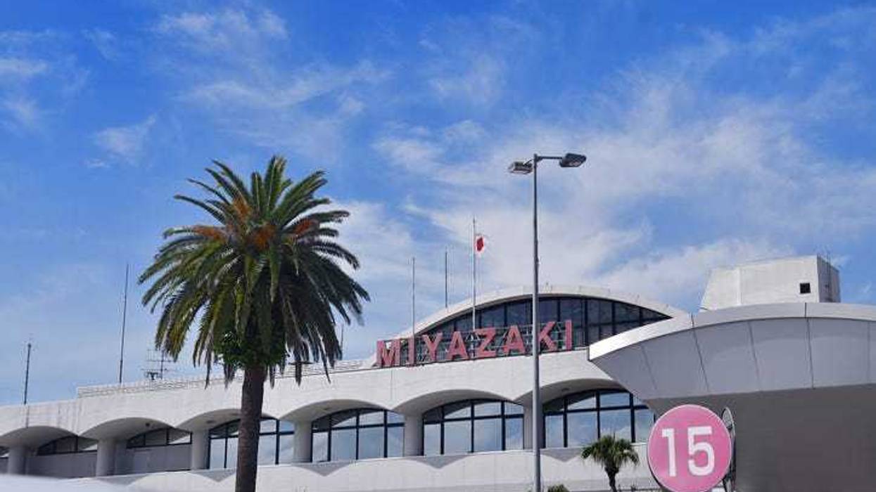 The Miyazaki Bougainvillea Airport.