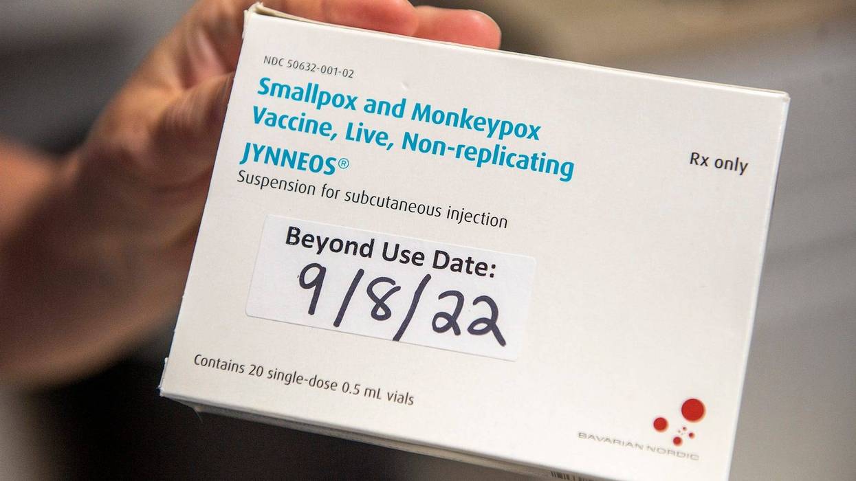 The monkeypox vaccine at the JRI Health state backed monkeypox vaccination site in Framingham, July 25, 2022.