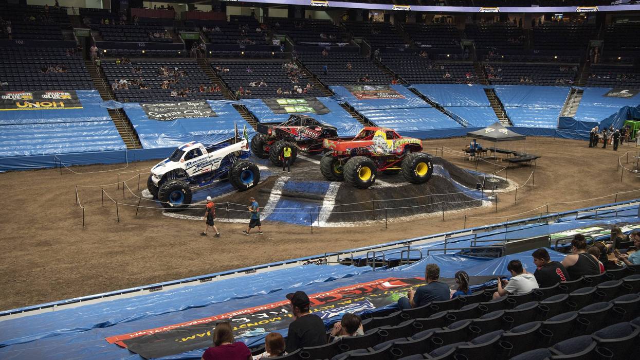 The Monster Jam Pit Party at Nationwide Arena in Columbus, Ohio, on July 31, 2021.