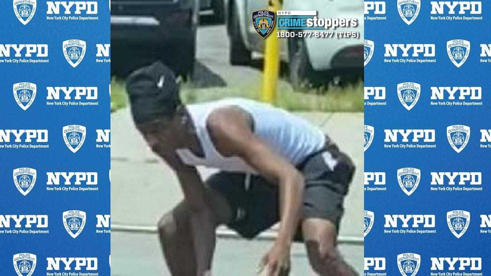 The moped rider was traveling southbound on Broadway when he slammed into the woman as she crossed the street