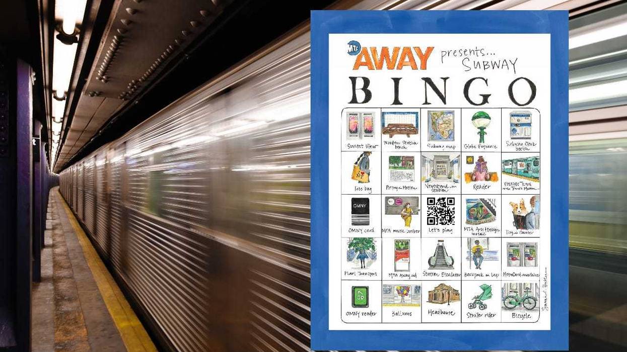 The MTA has launched a "Subway Bingo" game