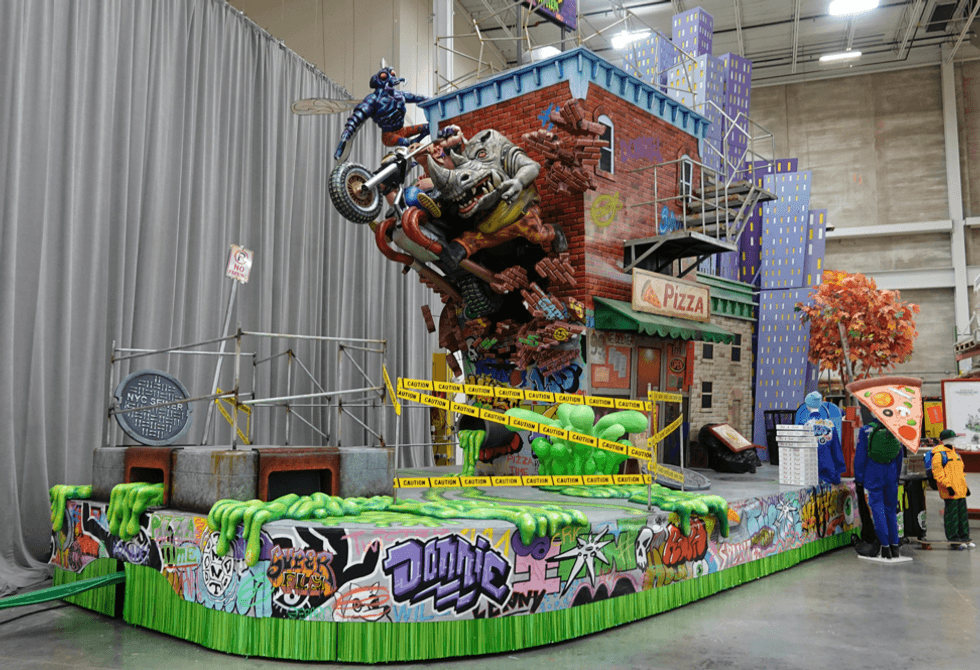 The Mutant Mayhem by Nickelodeon & Paramount float