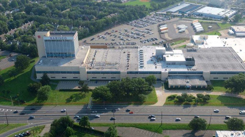 The Nabisco plant on Route 208.