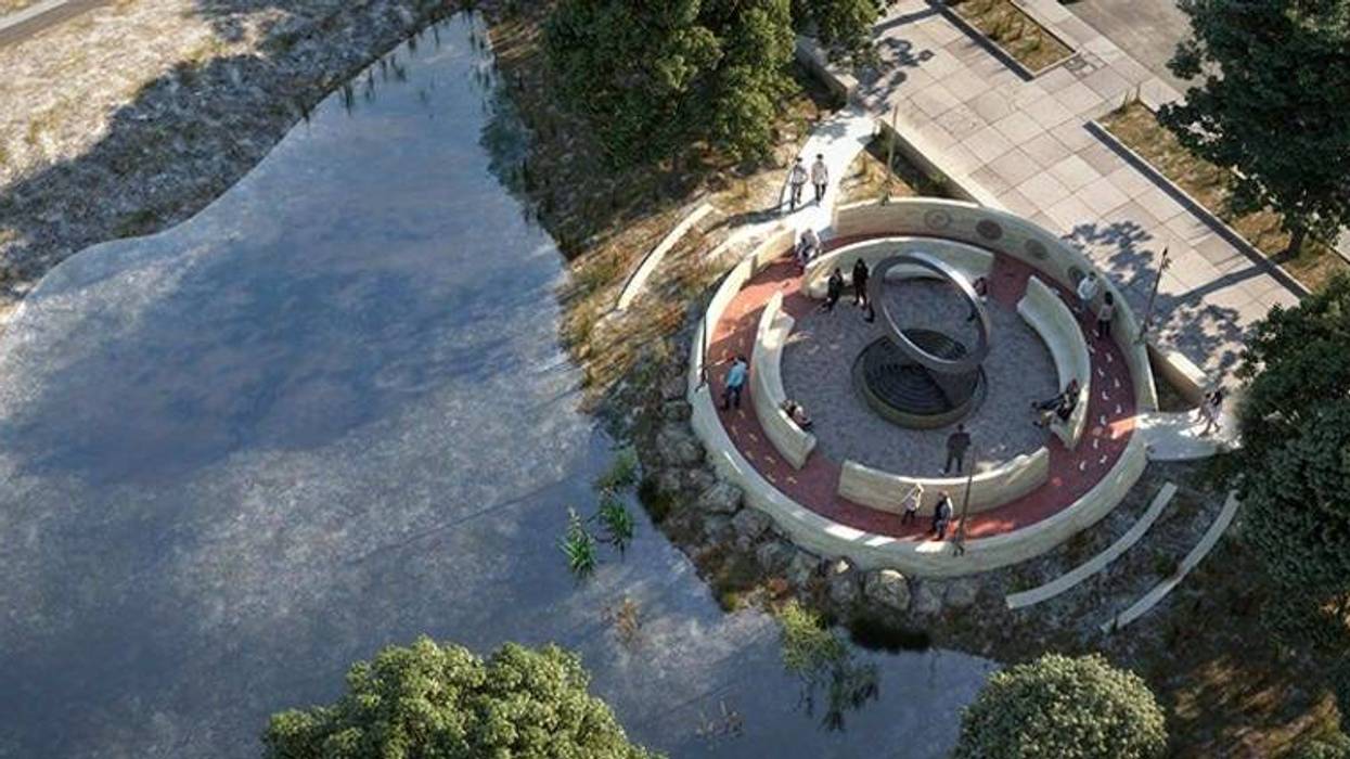 The National Native American Veterans Memorial, Warriors' Circle of Honor.