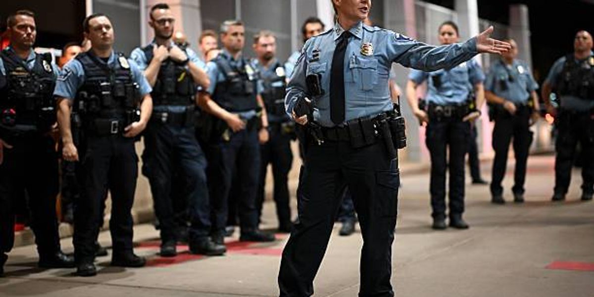 New acting police chief in Minneapolis, Katie Blackwell, makes her first public statement