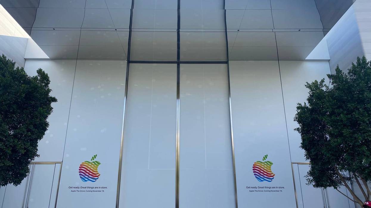 The new Apple store at The Grove.