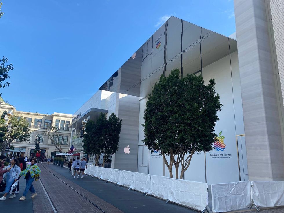 The new Apple store at The Grove.