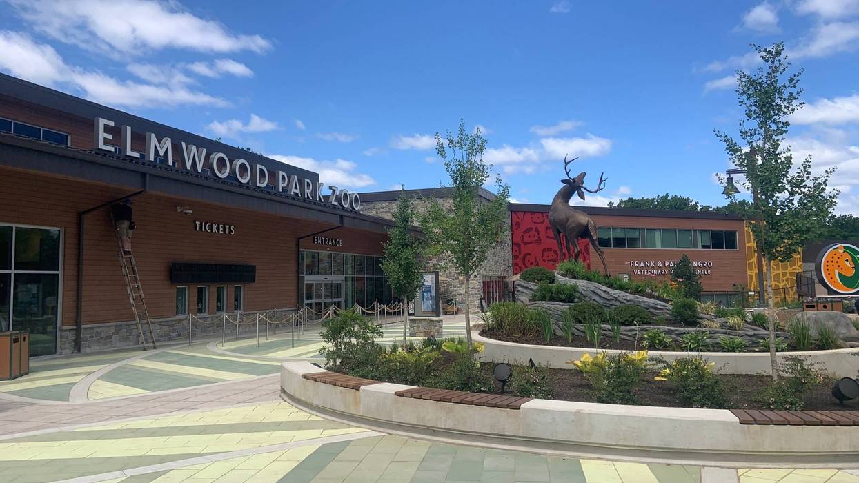 The new Elmwood Park Zoo Welcome Center and Frank & Paige Engro Veterinary Health Center