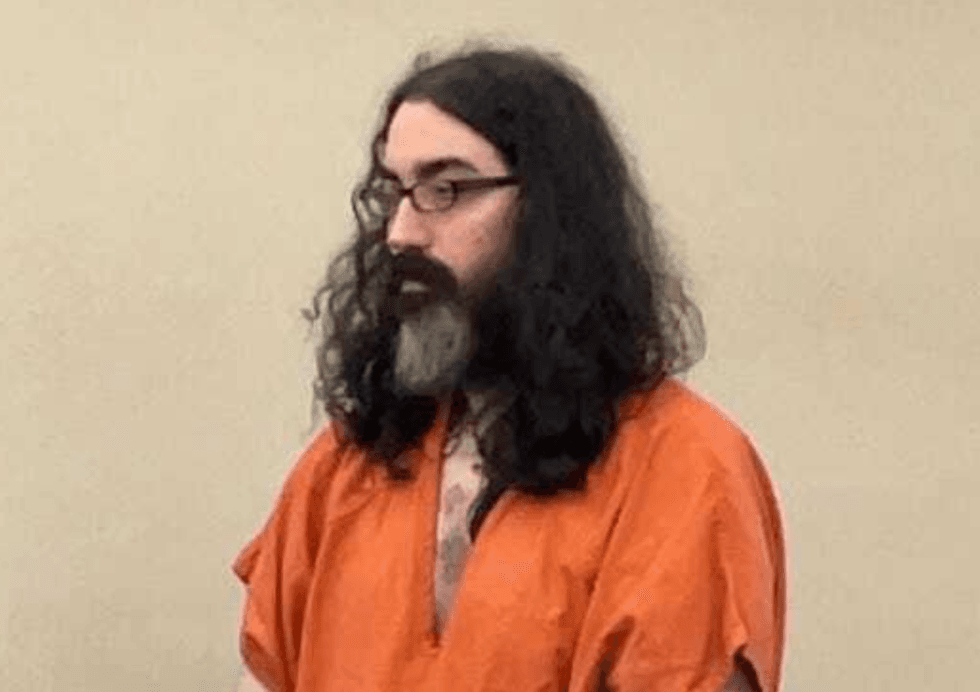 The New Jersey man who said white supremacists should murder Sheriff Mike Chitwood appeared before a judge on Tuesday.