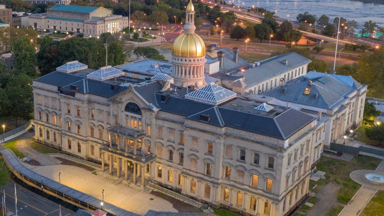 The New Jersey State Capitol.