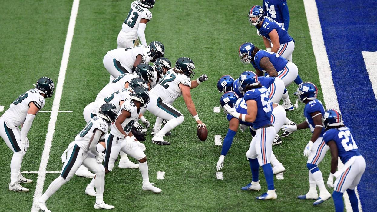 The New York Giants defeat the Philadelphia Eagles, 27-17, at MetLife Stadium on Sunday, Nov. 15, 2020.