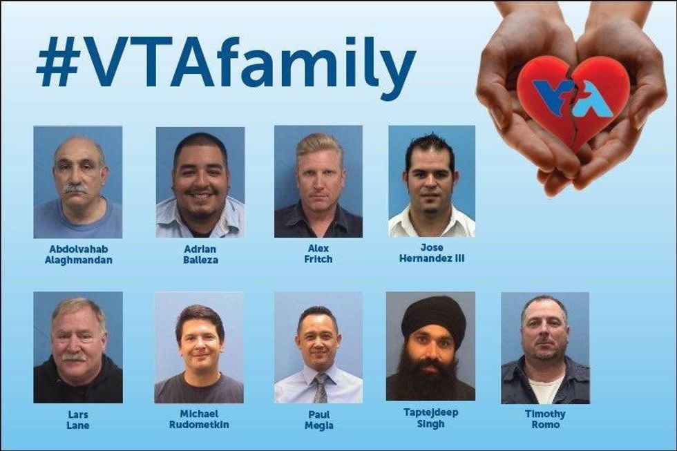 The nine victims of Wednesday