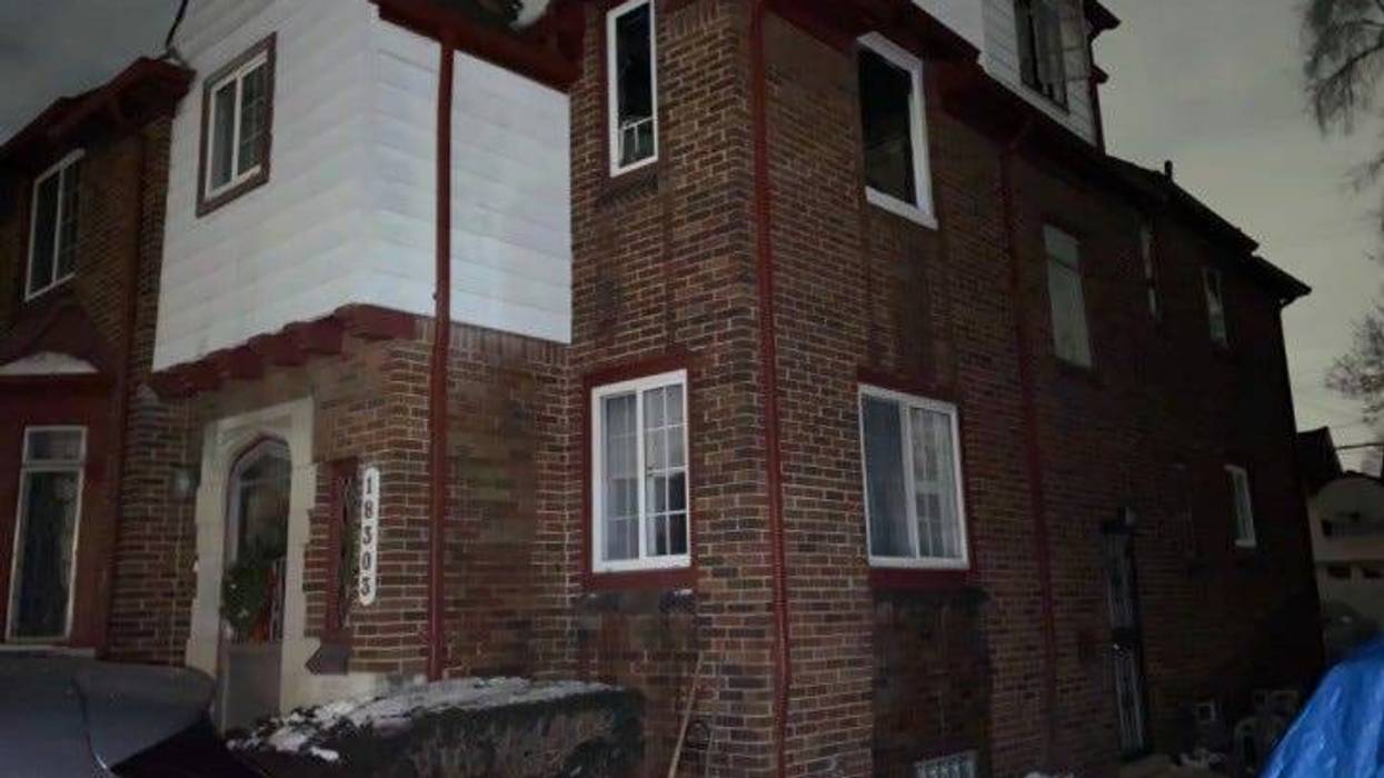 The northwest Detroit home that suffered a fire Thursday morning