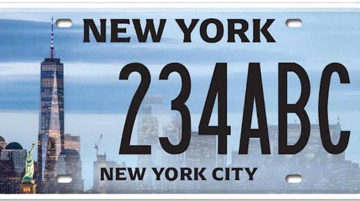 The NY DMW released a new license plate for New York City Monday featuring Lower Manhattan and One World Trade Center.