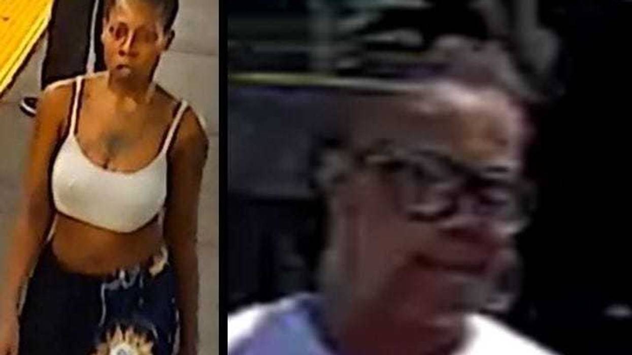 The NYPD is searching for two women in a pair of unrelated cellphone robberies in the transit system this past week