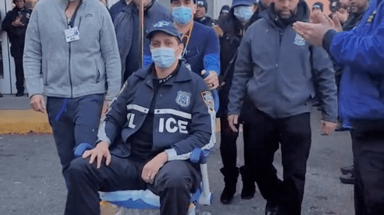 The NYPD officer was released from the hospital hours after the shooting on Dec. 21, 2022