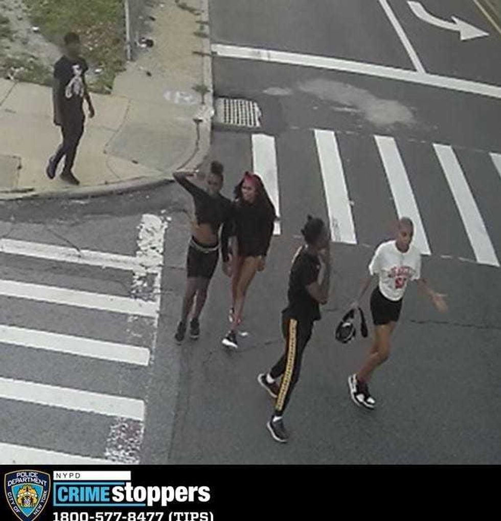The NYPD released images of the five suspects this month before making four arrests