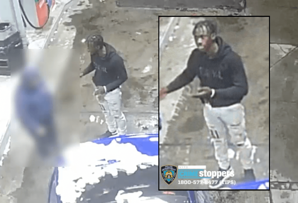 The NYPD released images of the suspect Tuesday