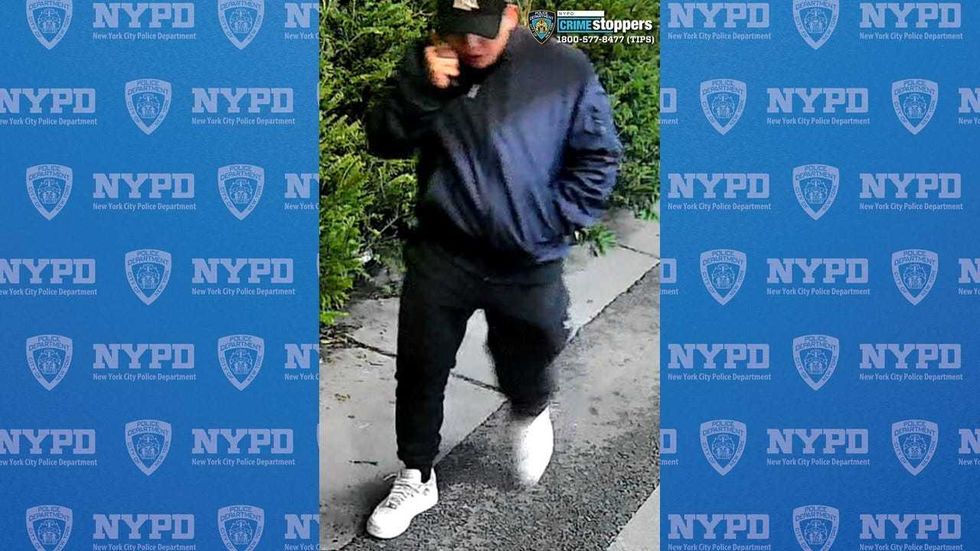 The NYPD released photos of a man wanted for punching and slashing a victim in a Queens street robbery last month, authorities said Wednesday.