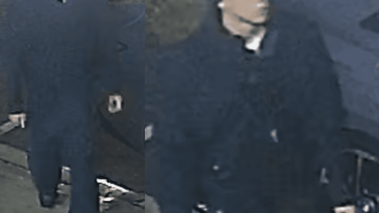 The NYPD released surveillance photos Wednesday of a suspect wanted in connection with the stabbing of a woman at a Queens bus stop earlier this week.