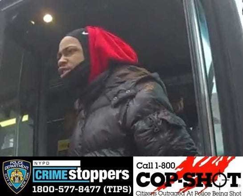 The NYPD released this image of the suspect before an arrested was made Thursday night