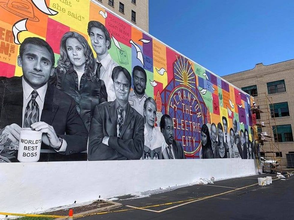 The Office mural