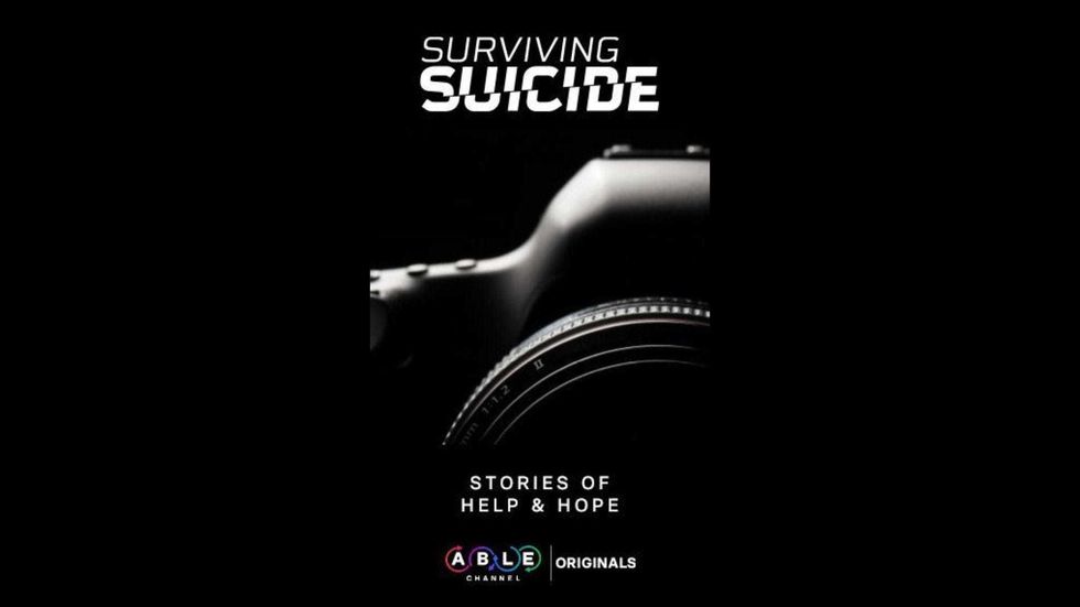 The official poster for "Surviving Suicide."