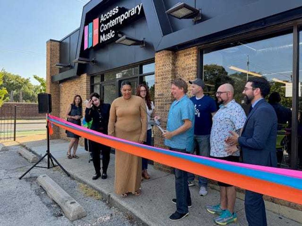 The official ribbon cutting at The Checkout