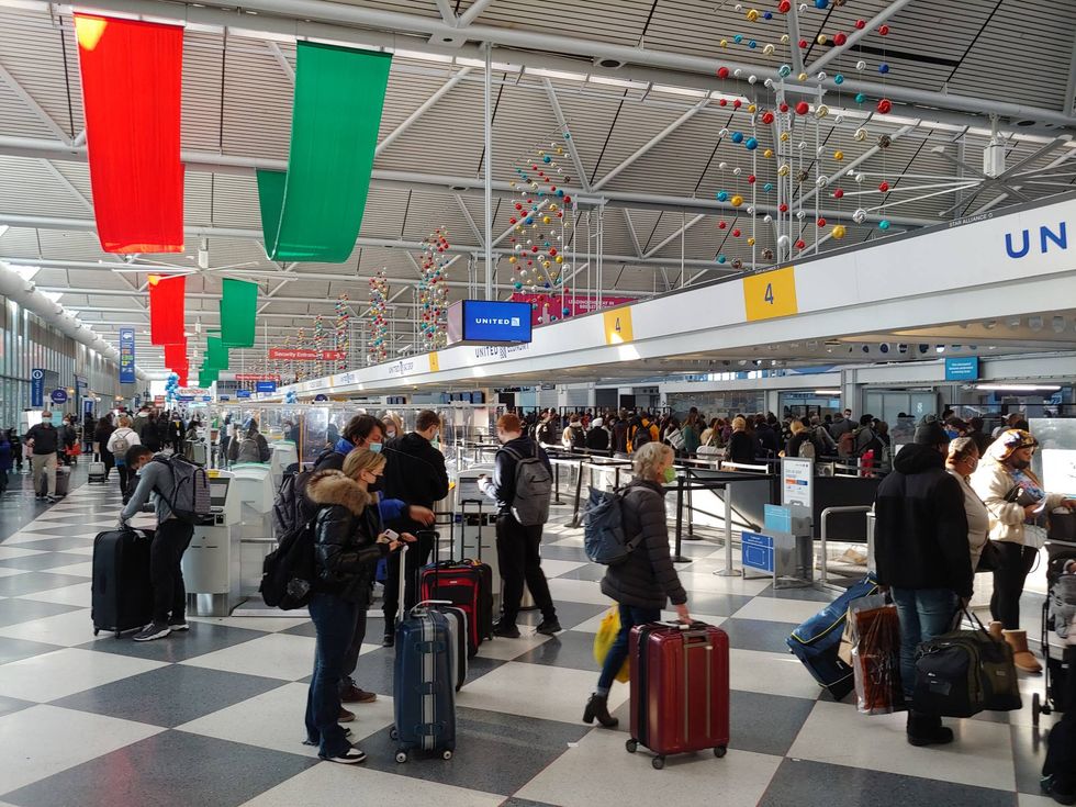 The Omicron variant had some passengers coming through O