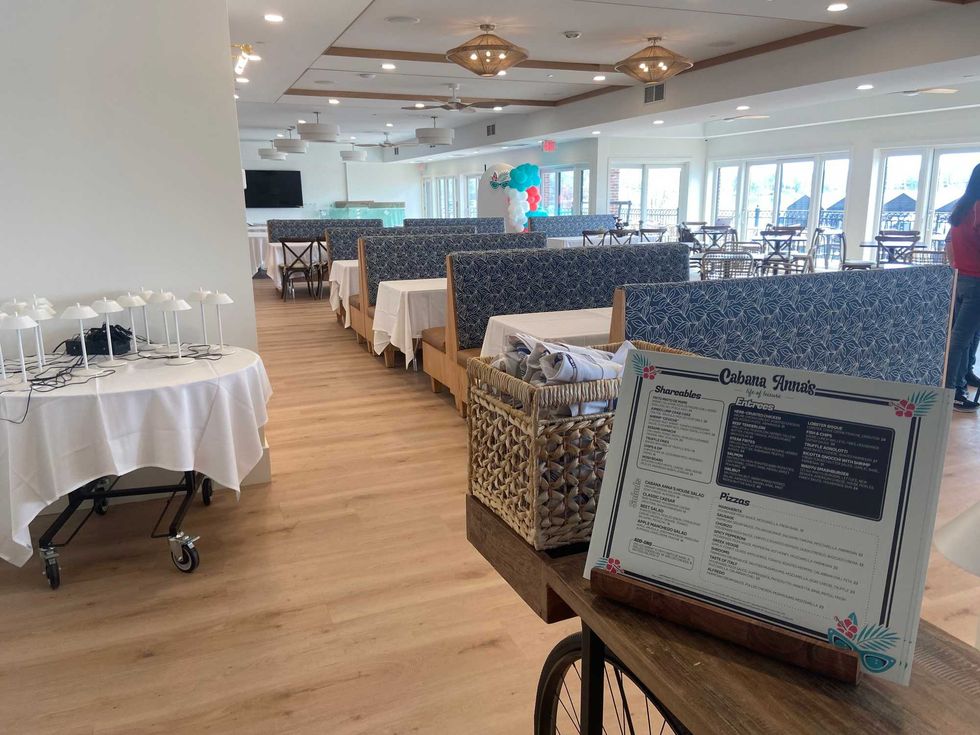 The on-site restaurant, Cabana Anna