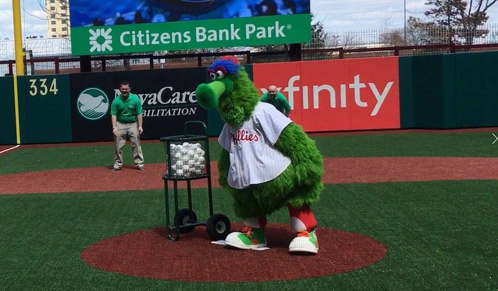 The original Phillie Phanatic.